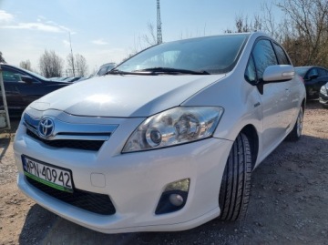 Toyota Auris I Hatchback 5d Facelifting 1.8 HSD 136KM 2010 Toyota Auris HYBRYDA 1.8 136 KM perłowy lakier alu climatronic gwarancja, zdjęcie 1