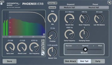 iZotope Экспоненциальное аудио Phoenixverb