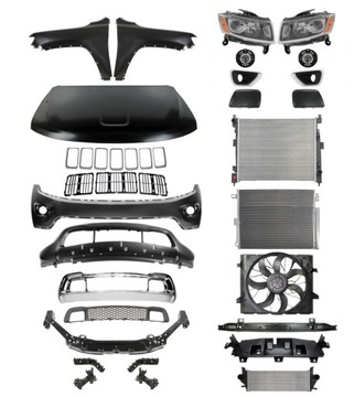 Jeep Grand Cherokee 13-17 Maska Zderzak Błotnik