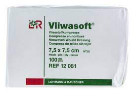 L& R Vliwasoft kompres włókninowe niejałowe 7,5x7,5 cm a 100 szt.