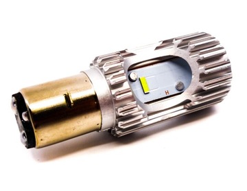 Żarówka BA20D 35/35W S2 LED 2000LM MOTOCYKL SKUTER