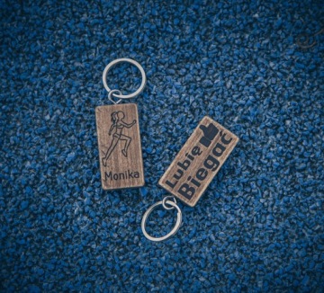 Брелок-бегун, я люблю/люблю бег! Гравер