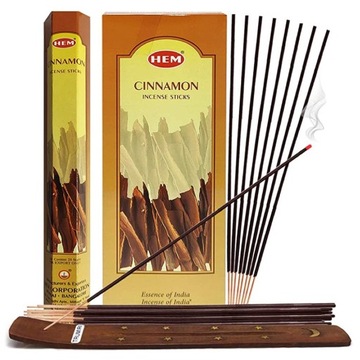 Indyjskie Kadzidełka Aromat Cynamon Cinnamon Aroma 20 Sztuk HEM