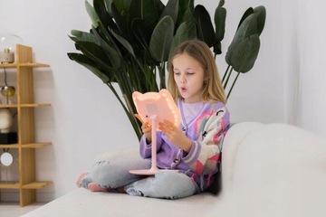 Косметическое зеркало InnoGIO GIOperfect Pink Cat со светодиодной подсветкой