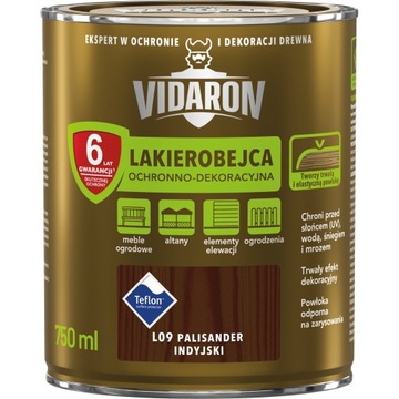 Lakierobejca L09 Palisander Indyjski VIDARON 0,75L