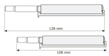 МЕБЕЛЬНЫЙ НАКОНЕЧНИК АМОРТИЗАТОР НАЖМИТЕ, ЧТОБЫ ОТКРЫТЬ СЕРЫЙ - РЕЗИНОВЫЙ КОНЕЦ LB