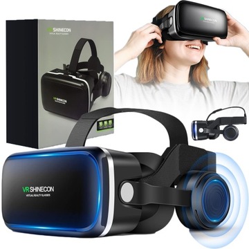 3D-ОЧКИ VR ДЛЯ СМАРТФОНА 4,7–6,6 ДЮЙМА, ИГРЫ, HD-ФИЛЬМЫ 360°