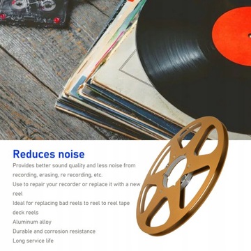 1/4 10-ДЮЙМОВАЯ ПУСТАЯ КАТУШКА С ЛЕНТОЙ ОТКРЫТАЯ КАТУШКА