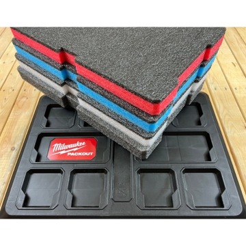 Pianka wkład piankowy GRAFIT-CZERWONY Millwaukee Packout wypełnienie