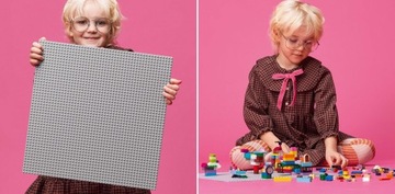 Серая опорная плита LEGO Classic 11024