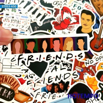 Наклейки «Друзья» Friends Central Perk 50шт. PL