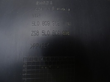 PODBĚH PRAVÝ PŘEDNÍ PRAVÉ SKODA YETI I 09-12R 5L0809958