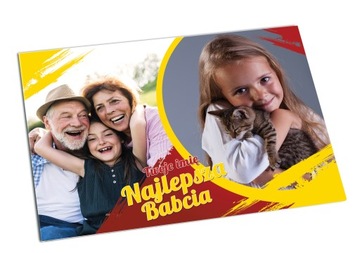 FOTO Magnes BABCIA DZIADEK 14x20 KREATOR