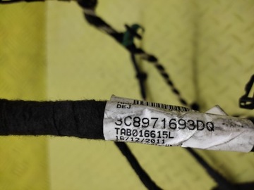 VW PASSAT CC ДВЕРНОЙ ЖГУТ ЛЕВЫЙ ЗАДНИЙ 3C8971693DQ