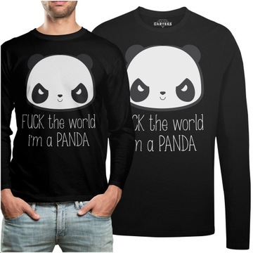 KOSZULKA LONG FUCK THE WORLD I AM PANDA