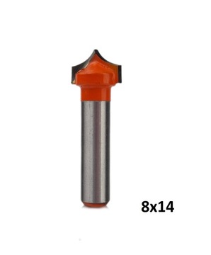 Frez zaokrąglający wklęsły 14mm x 8mm Węglik