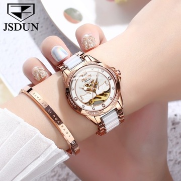 JSDUN 8831 Механические женские модные часы