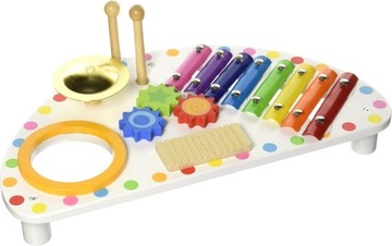 TOOKY TOY ZESTAW MUZYCZNY STOLIK INSTRUMENTY