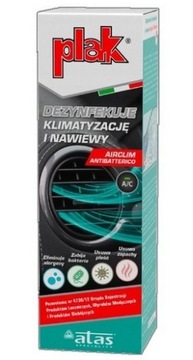 Plak AirClim Dezynfekcja klimatyzacji i nawiewów