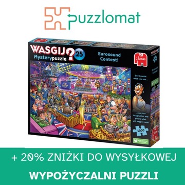 Puzzle 1000 elementów Wasgij Eurowizja