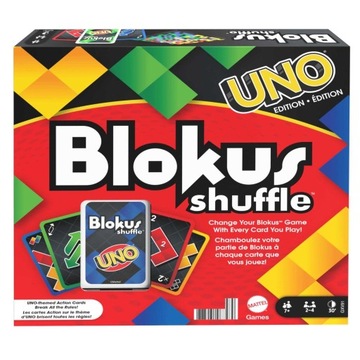 Gra Blokus Shuffle z kartami styl Uno GXV91
