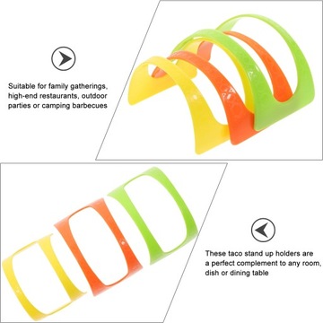 Пластиковая подставка для мексиканского тако, 100 шт.