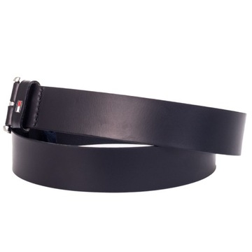 TOMMY HILFIGER MĘSKI PASEK DO SPODNI NEW DENTON 3.5 BELT CZARNY r.115