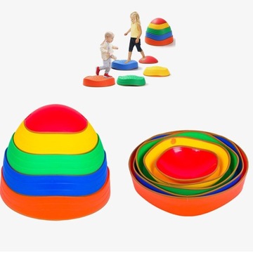 Сенсорная дорожка, речные камни для тренировок и реабилитации, 10 шт.