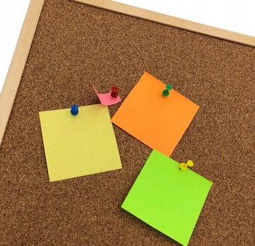 Магнитная пробковая доска 2в1 большая на стену 90 х 60 см магниты и значки