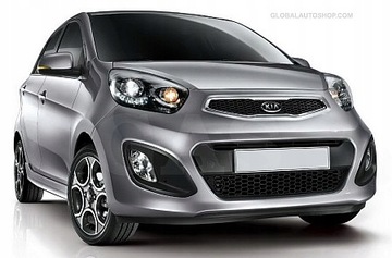 KIA PICANTO - CHROM LIŠTA MASKA CHRÓM MŘÍŽKY NÁRAZNÍKU TUNING