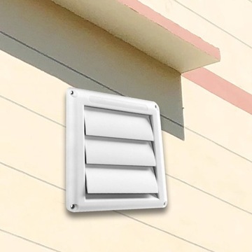 Osłona wentylacyjna suszarki Wylot spalin Kratka Pokrywa żaluzji do biura ściennego 4 cale