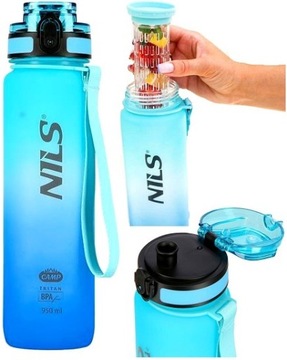 SPORTOWA BUTELKA TRITANOWA 950ML SOLIDNA BPA FREE