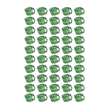 50 szt. pudełek na cukierki na przyjęcie, wzór piłki nożnej, przenośne, puste, zielone