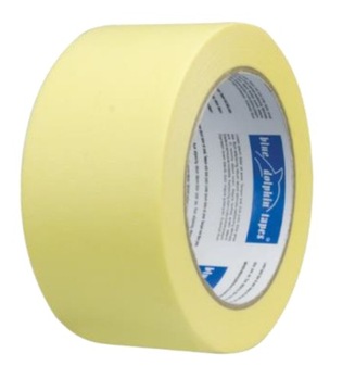 BLUE DOLPHIN taśma papierowa żółta 19mm x 32m