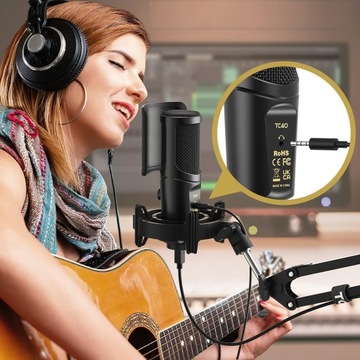 КОНДЕНСАТОРНЫЙ МИКРОФОН TONOR TC40