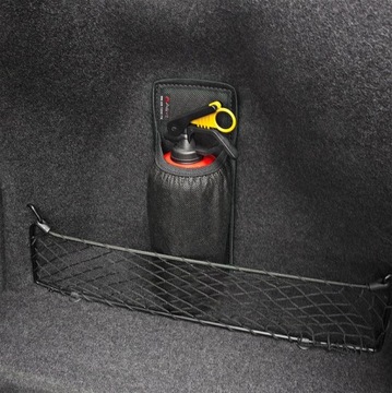 ДЕРЖАТЕЛЬ АВТОМОБИЛЬНОГО ОГНЕТУШИТЕЛЯ - ДЛЯ БАГАЖНИКА С КРЕПЛЕНИЕМ НА ВЕЛКРО, ЧЕРНЫЙ