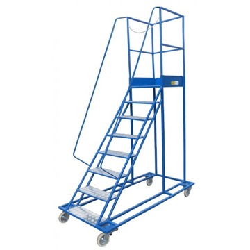 DRABINA JEZDNA WGP-184 - Magazynowa - STOPNIE 7+1