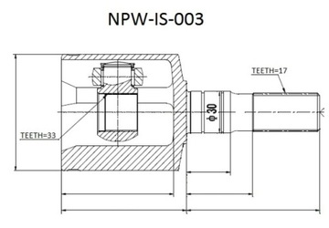 KLOUB VNITŘNÍ NTY NPW-IS-003