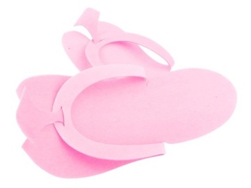 Klapki Japonki Kosmetyczne Pedicure 1 Para Różowe