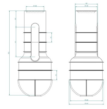 Насосная станция 150 л Колодец ЗП 150/155 Колодец Насосная станция Бак 1,5 м