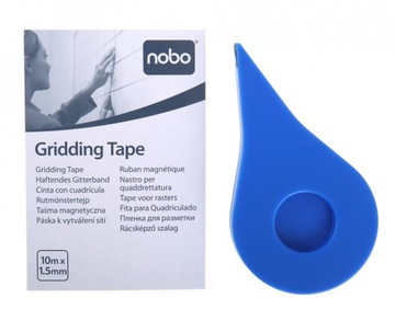 Taśma magnetyczna NOBO do tablic 1,5mm x10M czarna