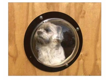 ПРОЧНОЕ ОКНО ЗАБОРА С АКРИЛОВЫМ КУПОЛОМ