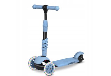 ТРЕХКОЛЕСНЫЙ ДЕТСКИЙ САМОКАТ, СБАЛАНСИРОВАННЫЙ СВЕТОДИОДНЫЙ САМОКАТ 3-в-1 СО СВЕТЯЩИМИСЯ КОЛЕСАМИ