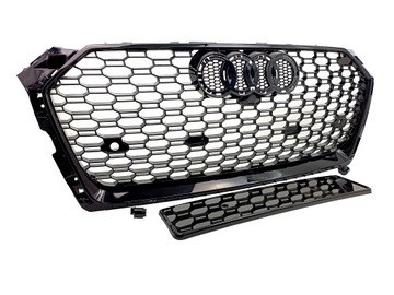 GRILL ATRAPA ZDERZAKA AUDI A5 8W6 2016r 2017r 2018r 2019r RS5 PLASTER MIODU
