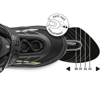 Регулируемые ролики MOVINO CRUZER B2, размер 30–33