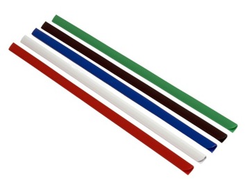 Grzbiety wsuwane DOTTS 9 mm - czarne op.50szt.