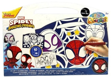 Kolorowanka filcowa Spidey Amazing Friends MARVEL