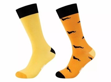 Skarpety skarpetki FUNSOCKS Jamniczki 2pak 36-40