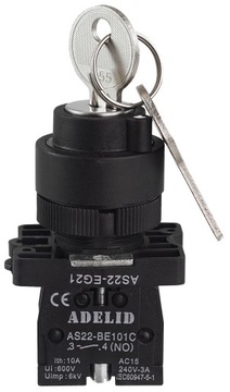 РУЧНОЙ ПЕРЕКЛЮЧАТЕЛЬ С КЛЮЧОМ XB2-EG21