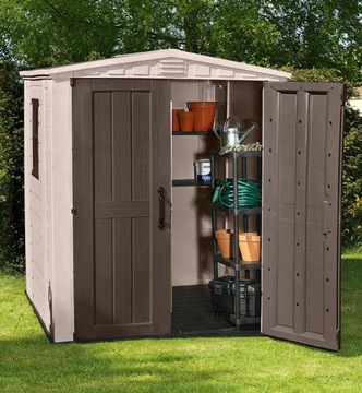DOMEK OGRODOWY FACTOR 6X6 KETER 195x178 NARZĘDZIOWY SCHOWEK